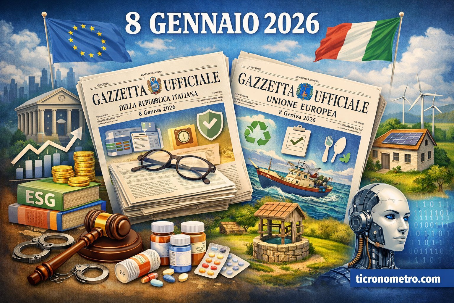 Dalle banche all’energia, dai farmaci all’IA: le Gazzette che aprono il 2026