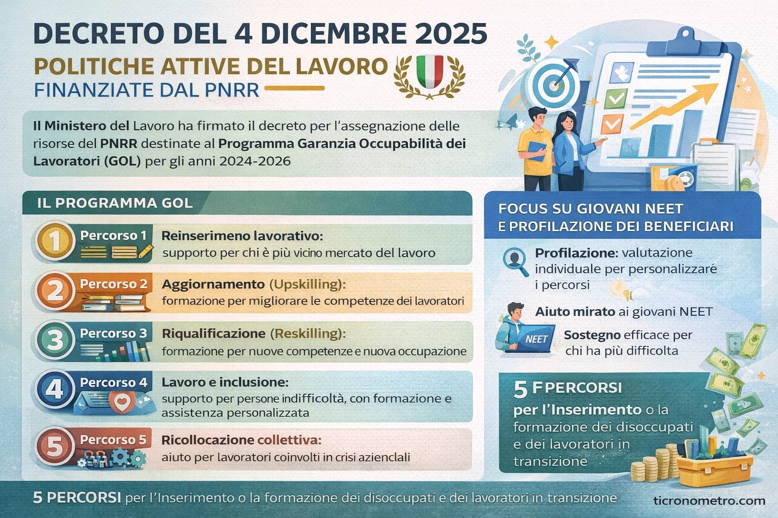 Decreto Lavoro 2025: 5 percorsi per chi cerca un impiego o vuole riqualificarsi