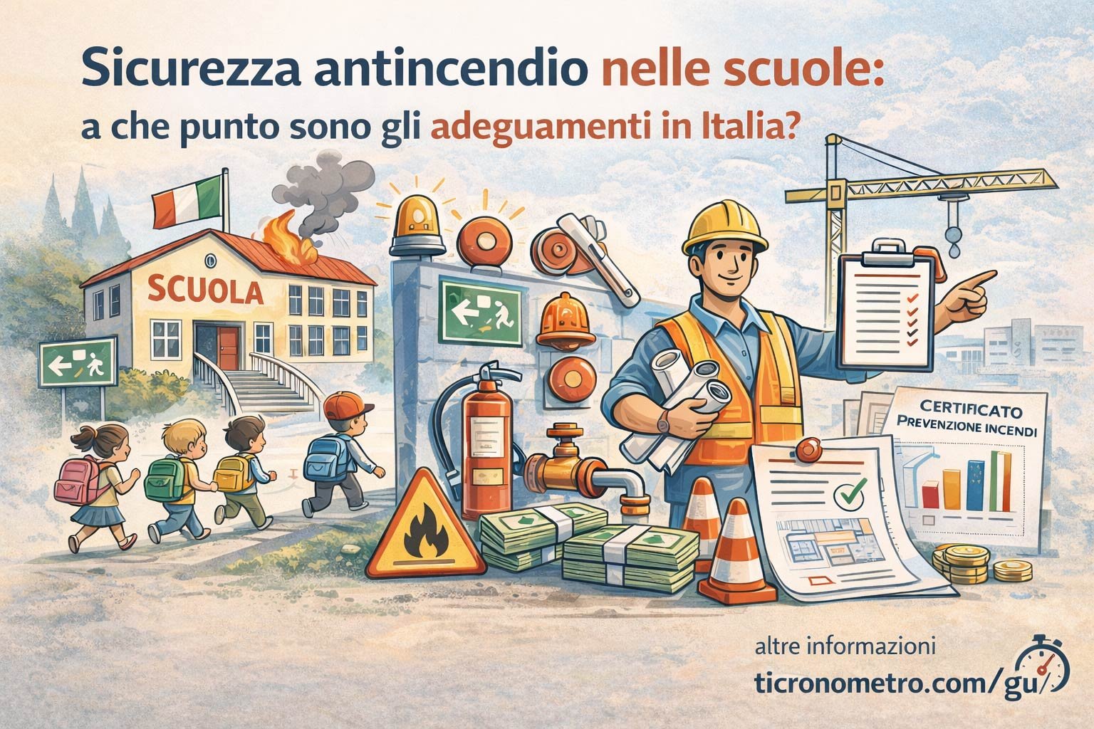 Sicurezza antincendio nelle scuole: a che punto sono gli adeguamenti in Italia?