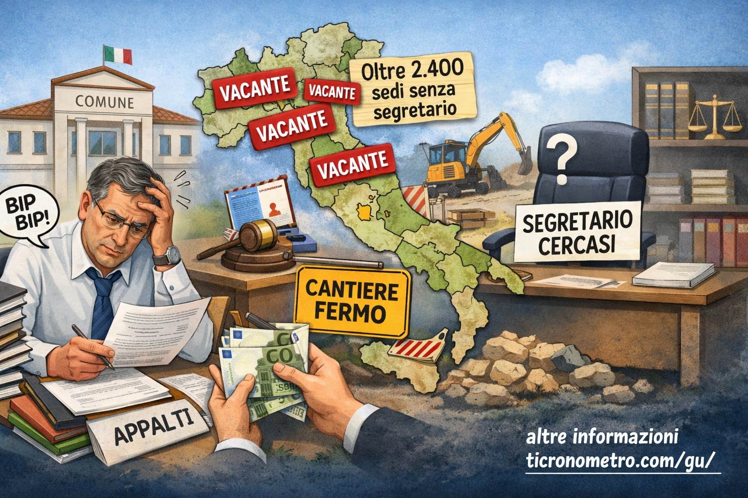 La crisi silenziosa dei segretari comunali: perché riguarda tutti noi