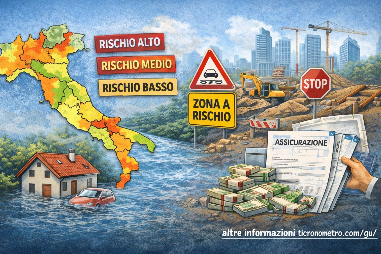 Mappe del rischio alluvioni aggiornate: cosa significa davvero vivere in “zona a rischio”?