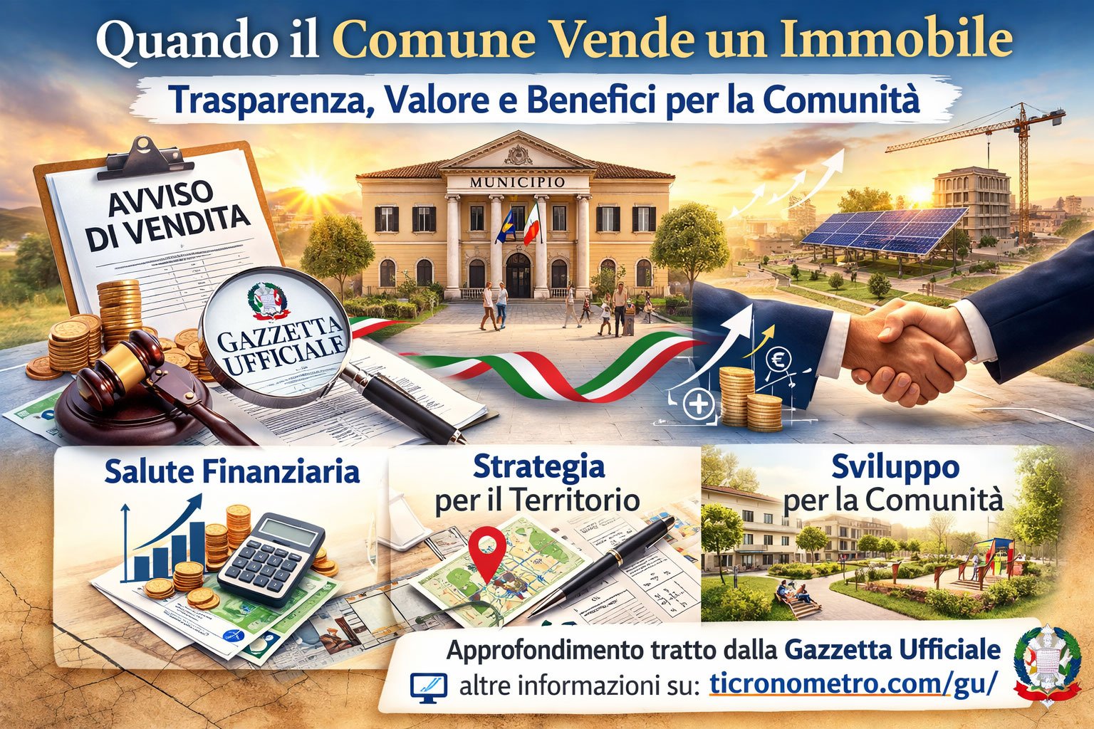 Quando un Comune vende un immobile: scelta strategica o necessità finanziaria?