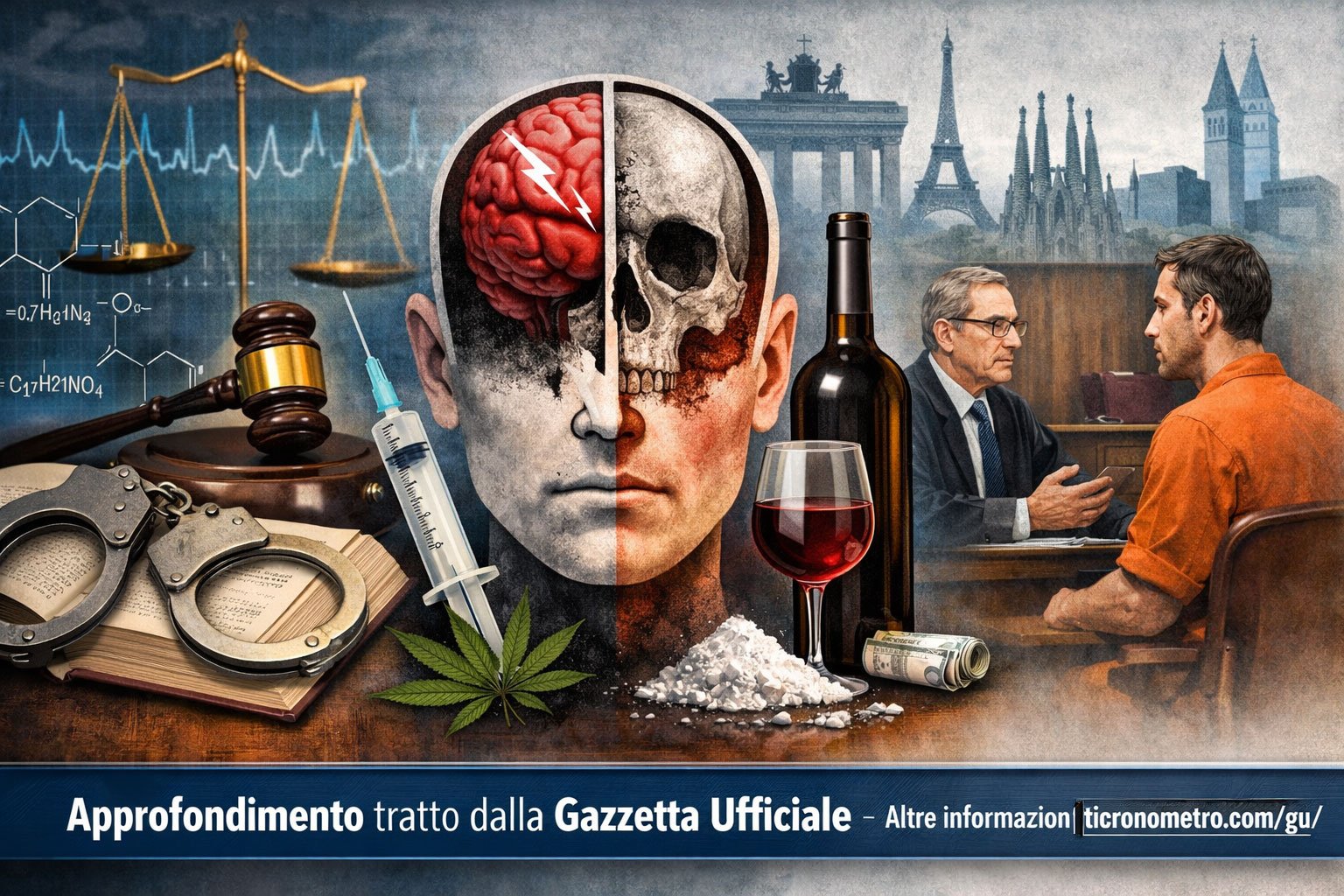 Tossicodipendenza e responsabilità penale: quando la dipendenza può influire sul reato