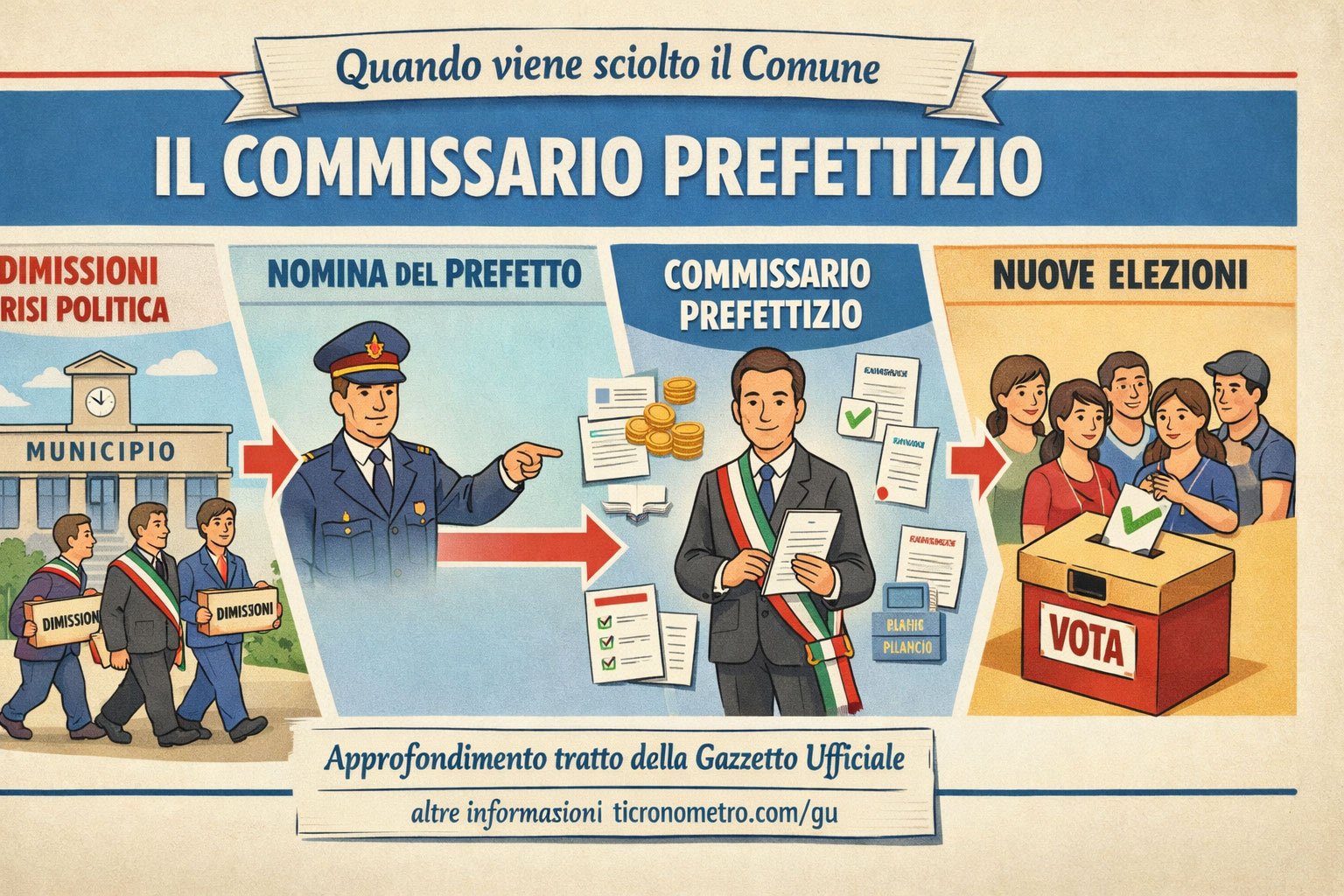 Come funziona un commissario prefettizio quando viene sciolto un Comune