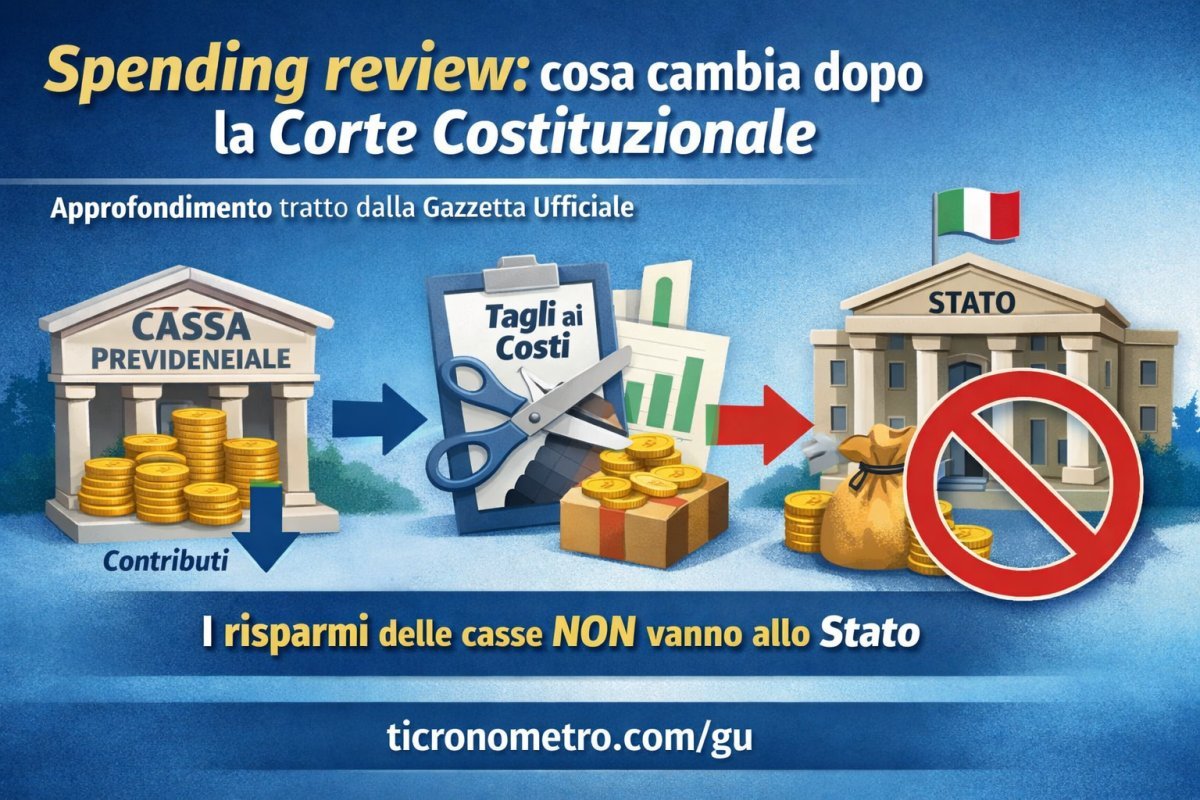 Spending review e Sentenza Corte Costituzionale n. 29/2026: cosa cambia per le casse previdenziali