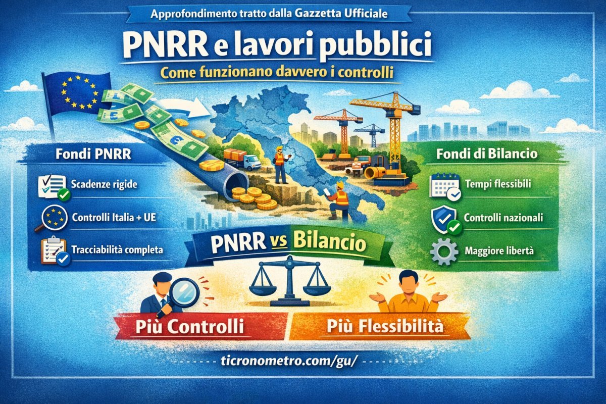 PNRR e lavori pubblici: come funzionano davvero fondi, controlli e differenze con il bilancio