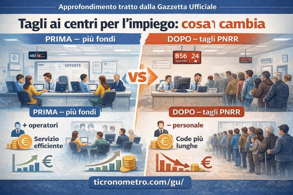 Centri per l’impiego e PNRR: cosa cambia davvero dopo i tagli europei