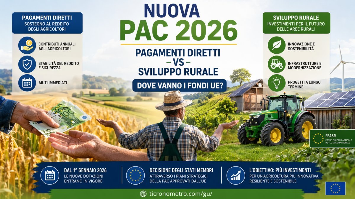  Nuova distribuzione fondi PAC 2026: cosa cambia per gli agricoltori