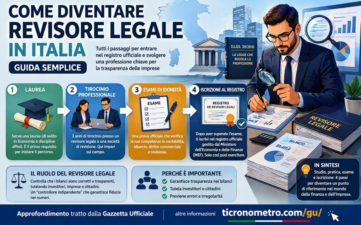 Come diventare revisore legale in Italia
