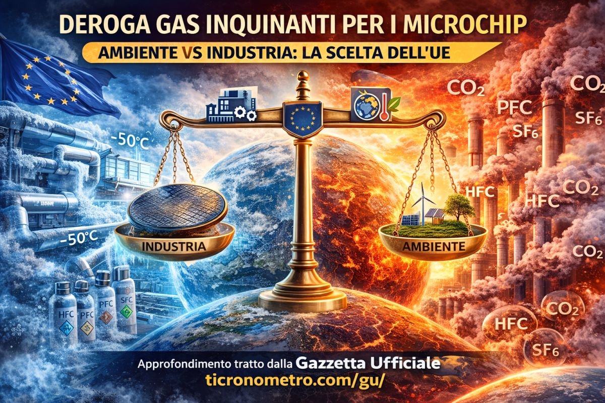 Deroga sui gas inquinanti: perché i microchip “fermano” la transizione ecologica