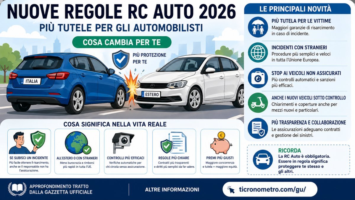 RC Auto 2026: nuove regole su assicurazioni, incidenti e risarcimenti spiegate semplice