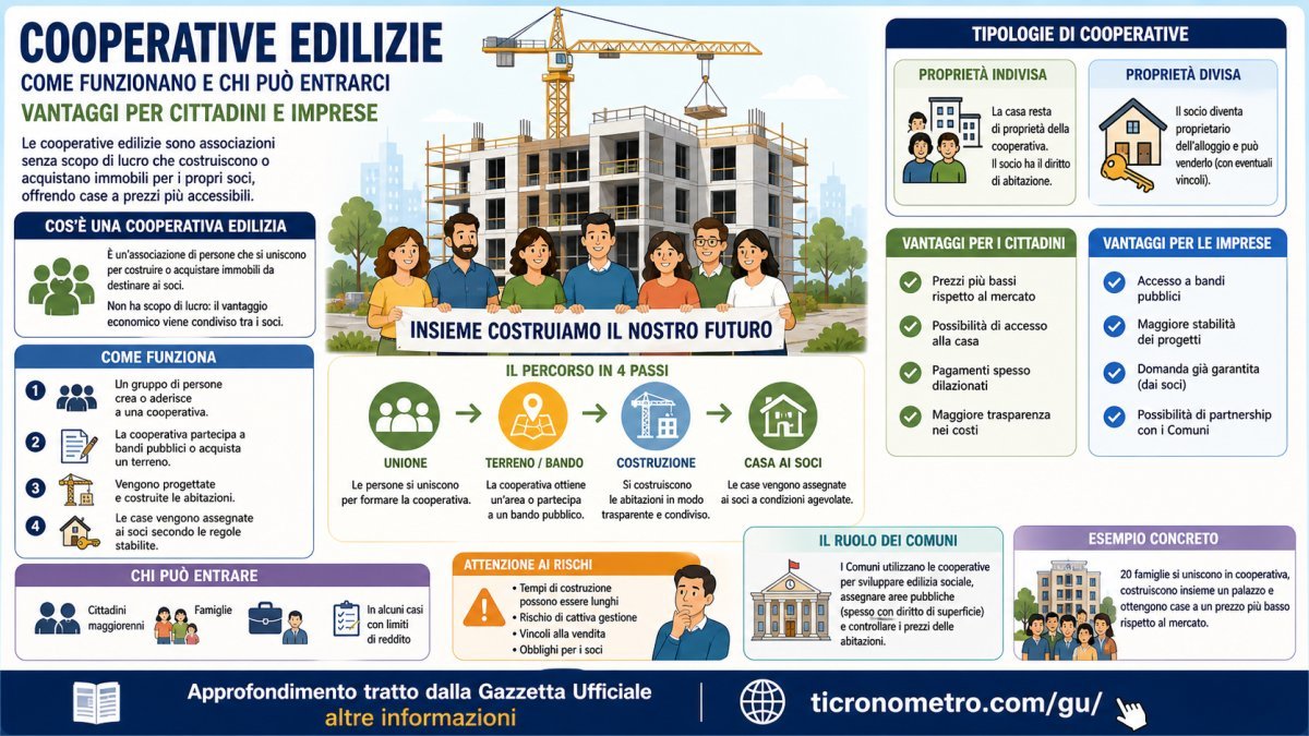 Cooperative edilizie: come funzionano, chi può entrarci e quali vantaggi offrono