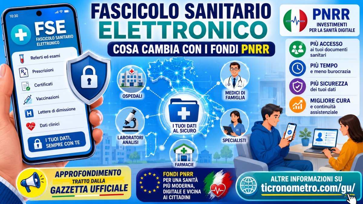 Fascicolo Sanitario Elettronico: cosa cambia con i nuovi fondi PNRR per le Regioni