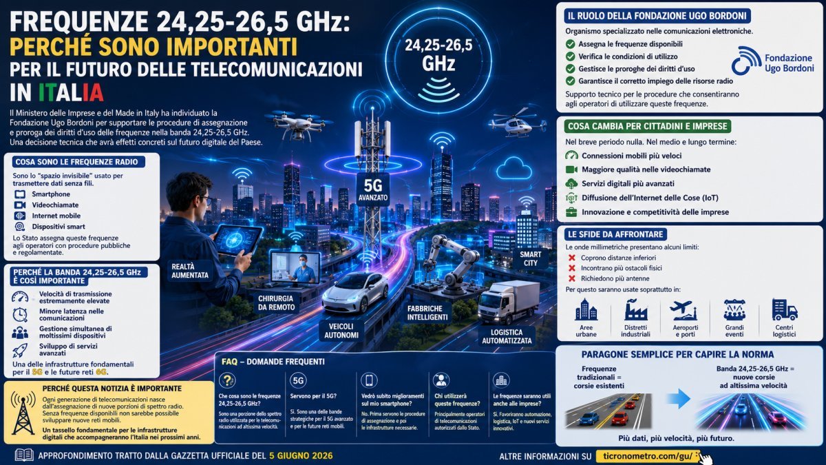 Frequenze 24,25-26,5 GHz: perché saranno decisive per il 5G e le telecomunicazioni del futuro