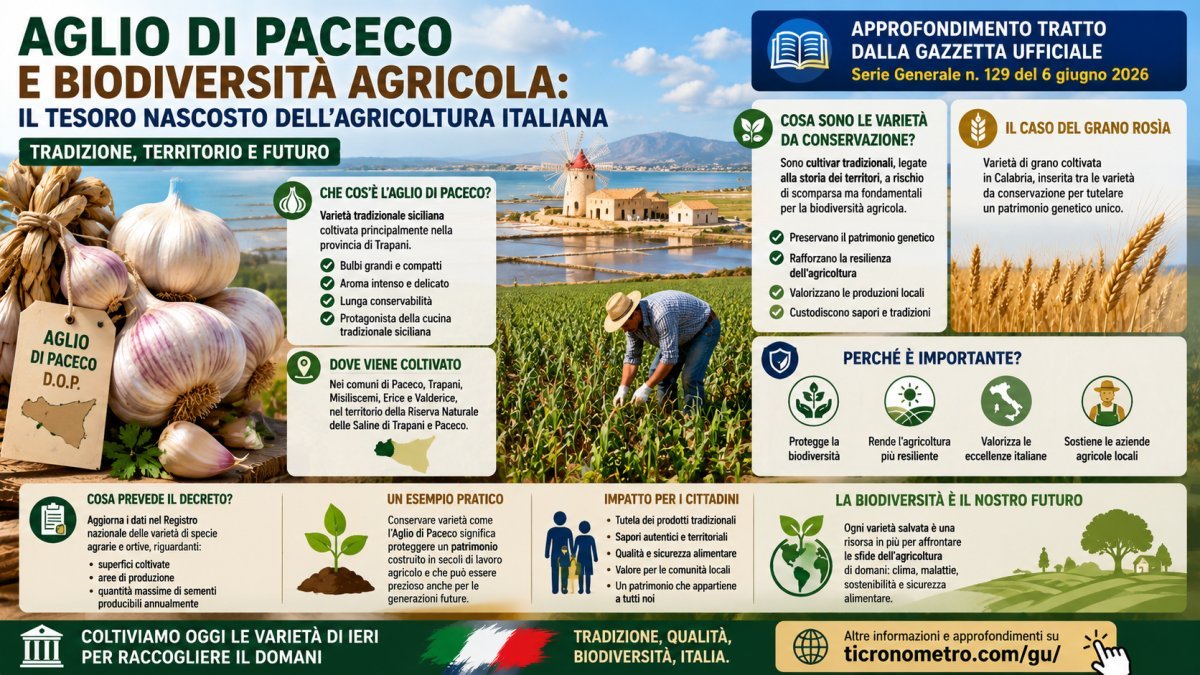 Aglio di Paceco e varietà da conservazione: perché la biodiversità agricola è una risorsa strategica