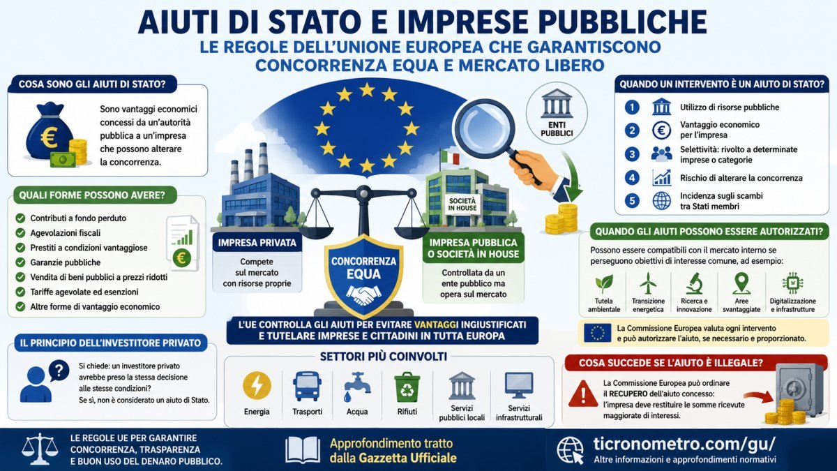 Aiuti di Stato e Imprese Pubbliche: le Regole UE che Limitano i Vantaggi Economici
