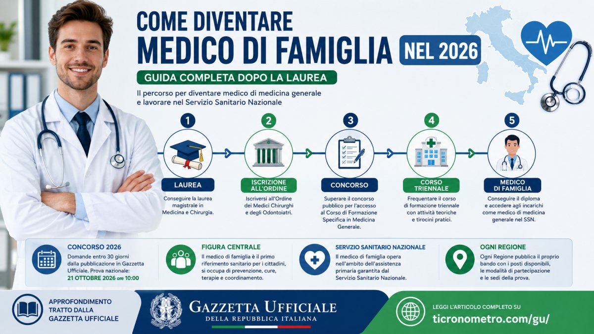 Come diventare medico di famiglia nel 2026: guida completa dopo la laurea