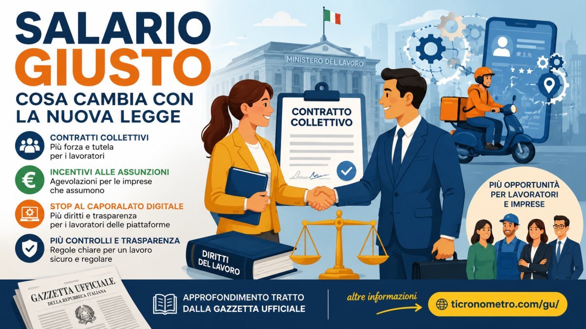 Salario giusto 2026: cosa cambia per lavoratori e imprese con la nuova legge
