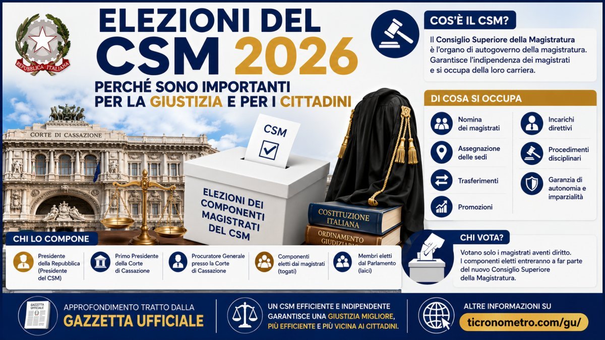 Elezioni del CSM 2026: cosa sono, chi vota e perché sono importanti per la giustizia italiana