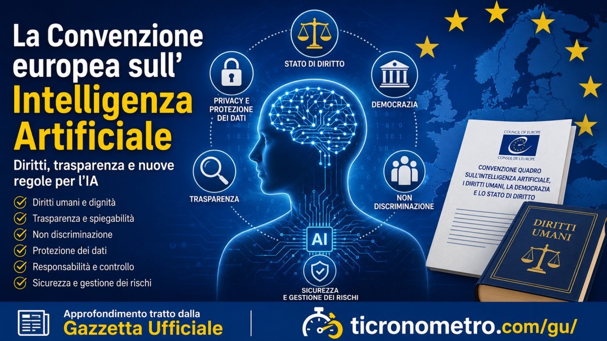 Convenzione europea sull'Intelligenza Artificiale: cosa prevede e quali diritti introduce per cittadini e imprese
