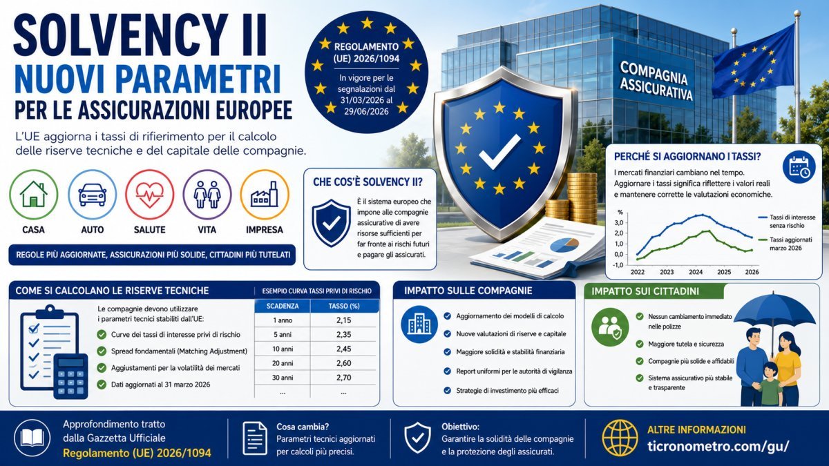 Solvency II: nuovi parametri per le assicurazioni europee
