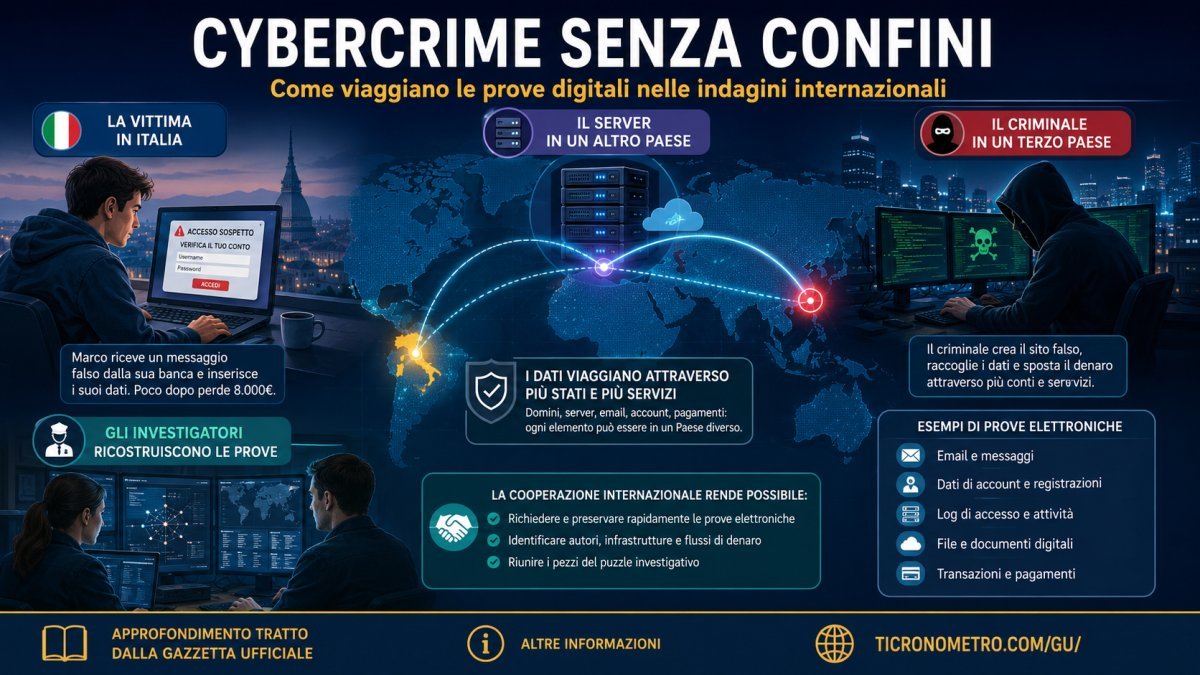 Cybercrime e prove digitali all'estero: cosa cambia con la Convenzione ONU pubblicata in Gazzetta