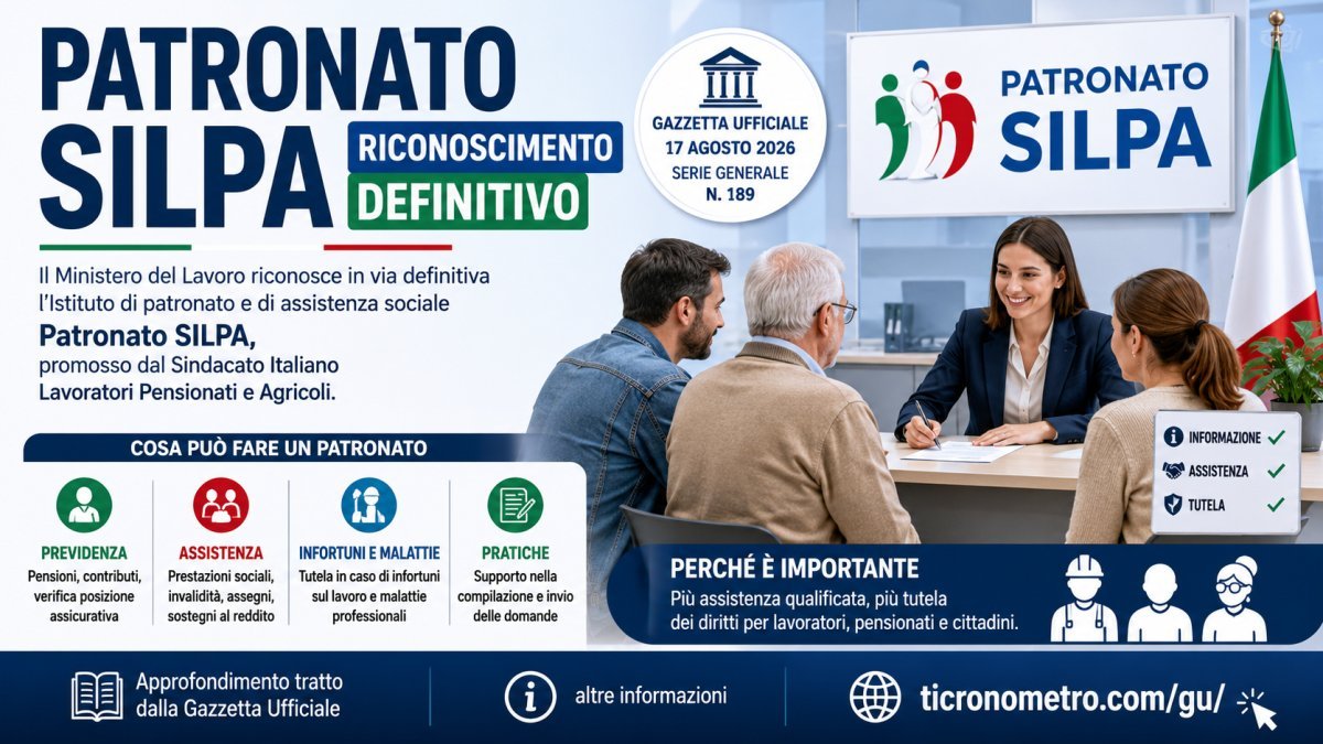 Patronato SILPA riconosciuto definitivamente: cosa cambia per lavoratori e pensionati