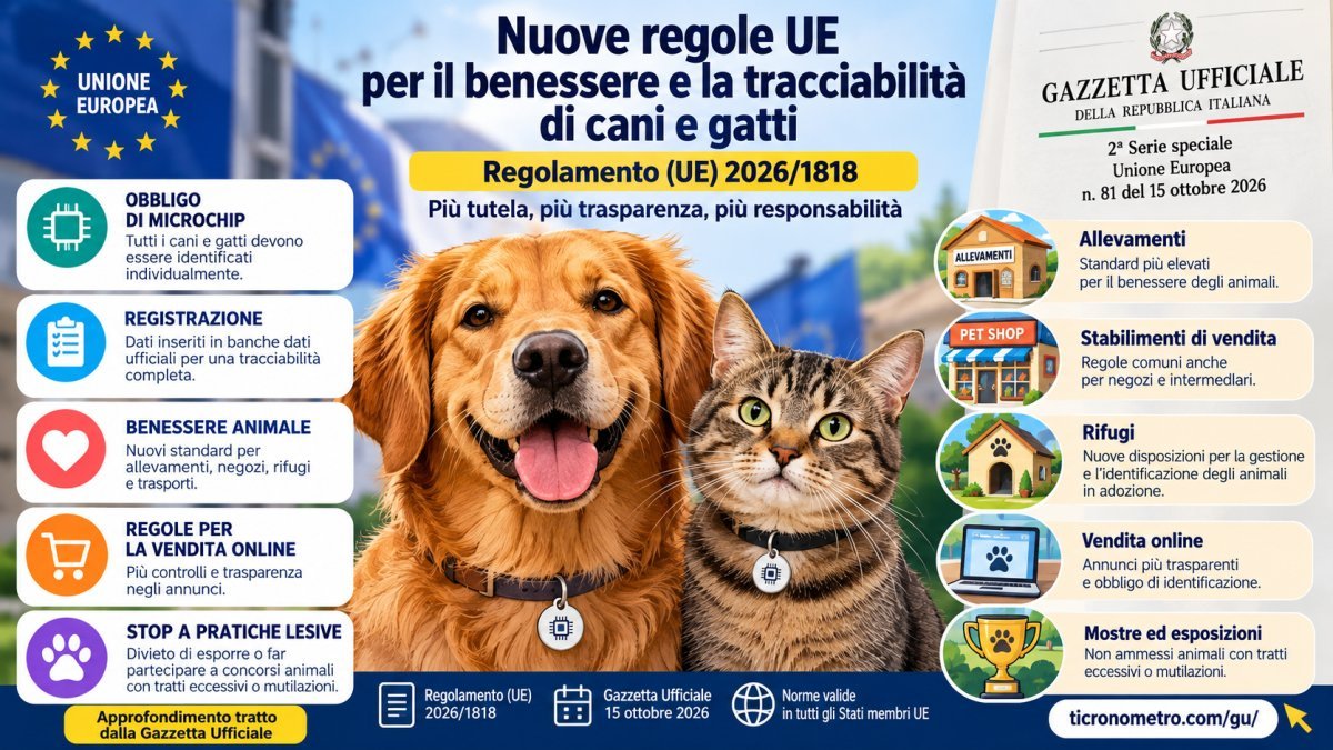 Cani e gatti, l'Europa cambia le regole: identificazione, controlli sugli allevamenti e più tutela per gli animali
