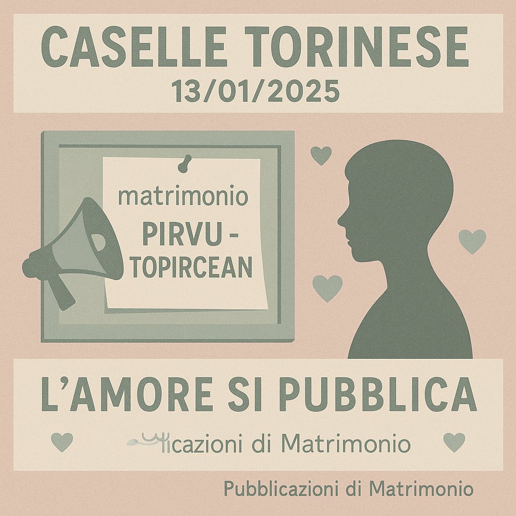 Pubblicazione Matrimonio