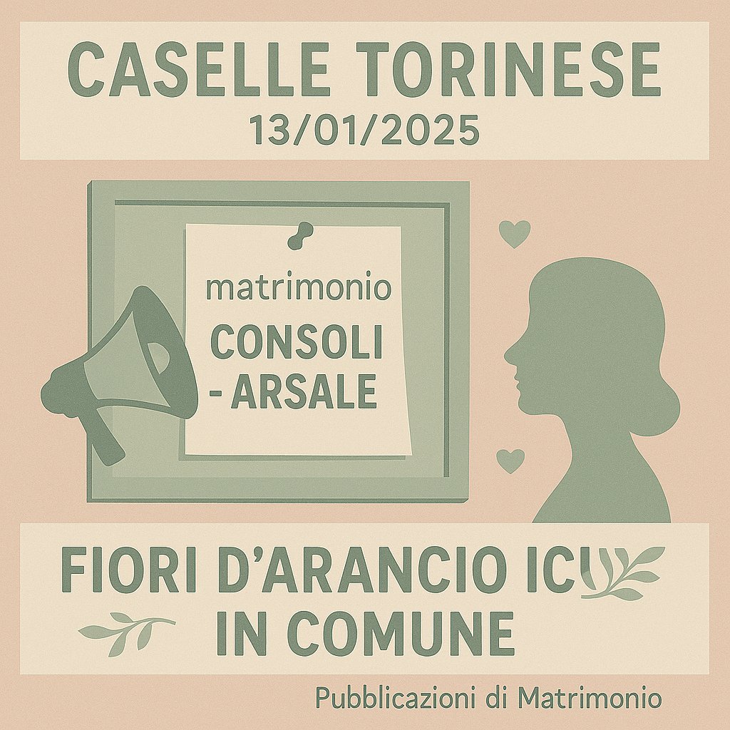 Pubblicazione Matrimonio