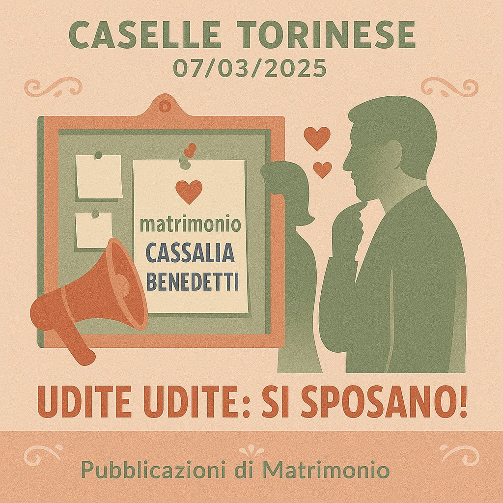 Pubblicazione Matrimonio