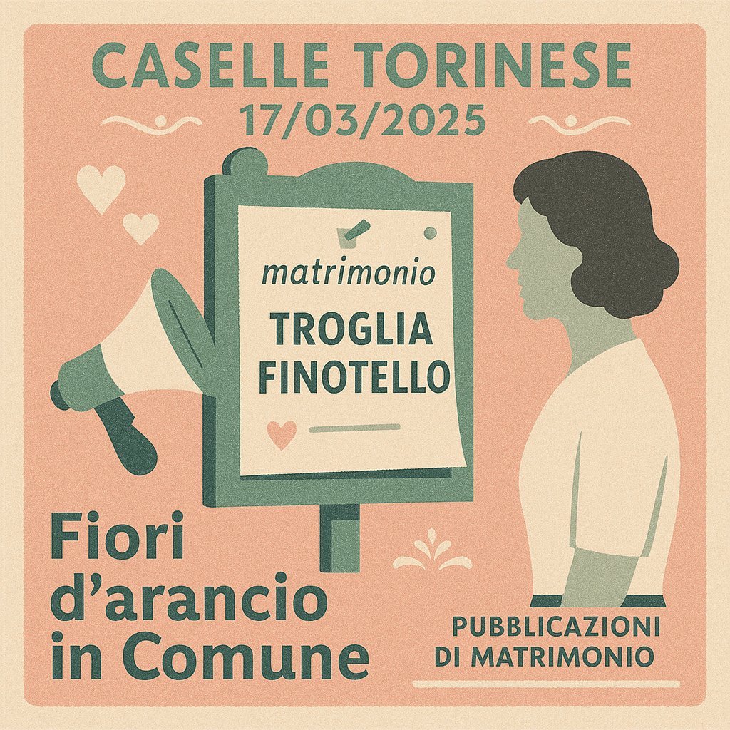 Pubblicazione Matrimonio