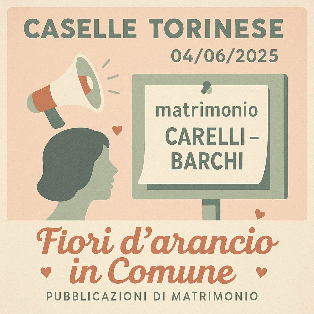 Pubblicazione Matrimonio
