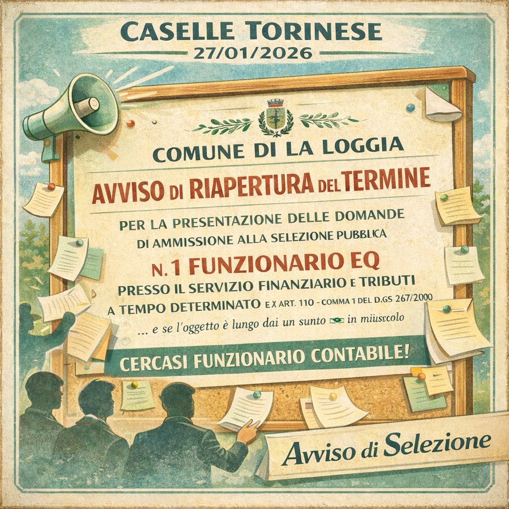 Avviso di Selezione
