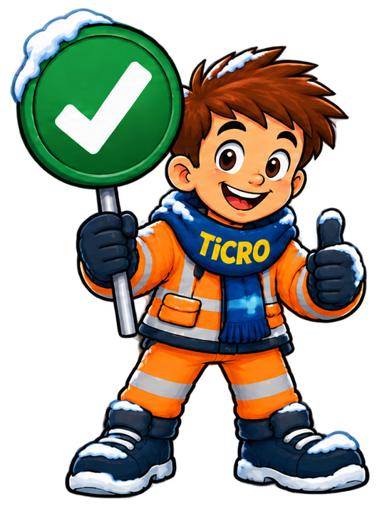 TiCRO con il cartello Si può fare