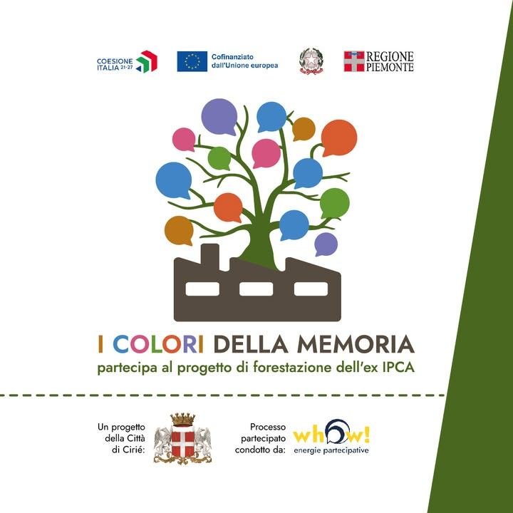 𝐏𝐫𝐨𝐠𝐞𝐭𝐭𝐨 𝐝𝐢 𝐟𝐨𝐫𝐞𝐬𝐭𝐚𝐳𝐢𝐨𝐧𝐞 𝐮𝐫𝐛𝐚𝐧𝐚 “𝐈 𝐜𝐨𝐥𝐨𝐫𝐢 𝐝𝐞𝐥𝐥𝐚 𝐦𝐞𝐦𝐨𝐫𝐢𝐚” 𝐚𝐥𝐥'𝐞𝐱 𝐈𝐏𝐂𝐀: 𝐛𝐨𝐱 𝐝𝐢…