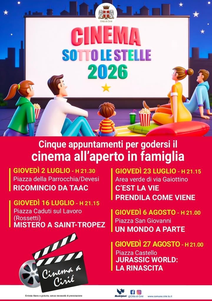 🎬 𝐂𝐢𝐧𝐞𝐦𝐚 𝐬𝐨𝐭𝐭𝐨 𝐥𝐞 𝐬𝐭𝐞𝐥𝐥𝐞 𝟐𝟎𝟐𝟔: 𝐚𝐥 𝐯𝐢𝐚 𝐥𝐚 𝐫𝐚𝐬𝐬𝐞𝐠𝐧𝐚 𝐝𝐢 𝐜𝐢𝐧𝐞𝐦𝐚 𝐚𝐥𝐥'𝐚𝐩𝐞𝐫𝐭𝐨 𝐩𝐞𝐫…