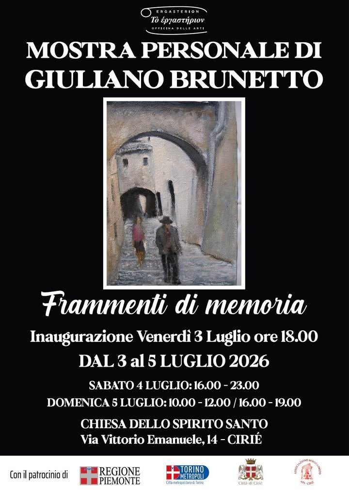 📣 🖼️ Nella chiesa dello Spirito Santo, al via la mostra 𝐅𝐫𝐚𝐦𝐦𝐞𝐧𝐭𝐢 𝐝𝐢 𝐦𝐞𝐦𝐨𝐫𝐢𝐚,…