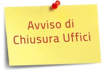 Chiusura sportello Ufficio STEP SRL Settore Riscossione Coattiva -  mercoledì 12 agosto e mercoledì 19 agosto 2026