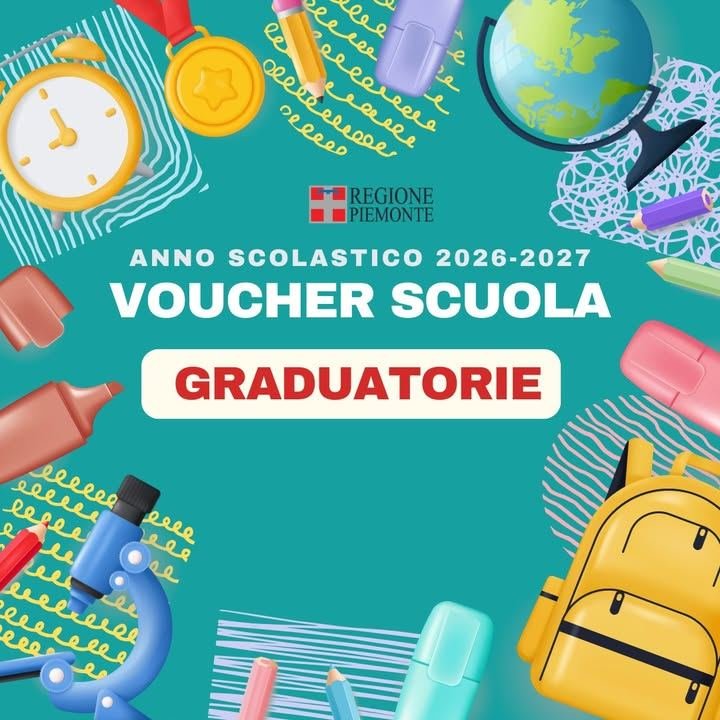 📢 Pubblicate le graduatorie del VOUCHER SCUOLA 2026/2027 della Regione…