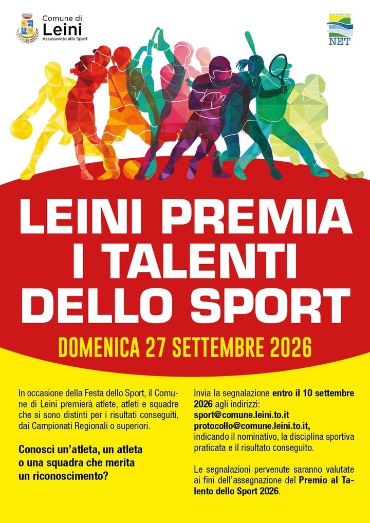 ⛹️‍♀️🤺 I TALENTI DELLO SPORT 🏊‍♂️🚵 Un riconoscimento per gli atleti che, in…