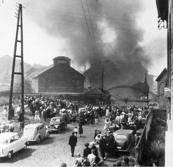 ⚫️⚫️ LA TRAGEDIA DI MARCINELLE ⚫️⚫️ Marcinelle A sera lasciarono le case i…