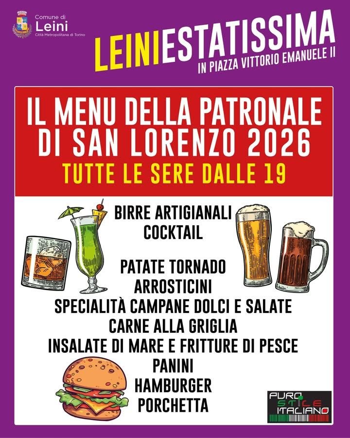 🍟🍟 FESTA PATRONALE 🍟🍟 E per tutta la durata della festa, si mangia e si beve in…