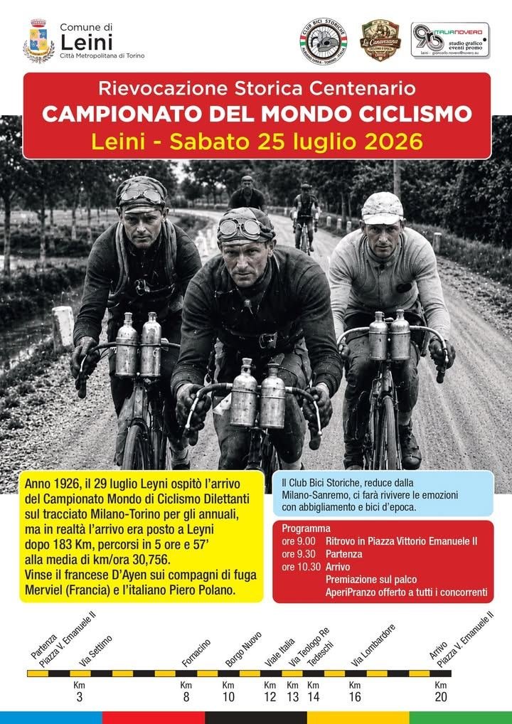 🚴‍♂️🚴‍♂️ QUANDO LEINI OSPITO' IL CAMPIONATO DEL MONDO DILETTANTI 🚴‍♂️🚴‍♂️…