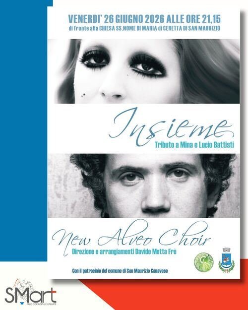 🎼Il New Alveo Choir ci invita a "Insieme", tributo a Mina e a Lucio Battisti.…