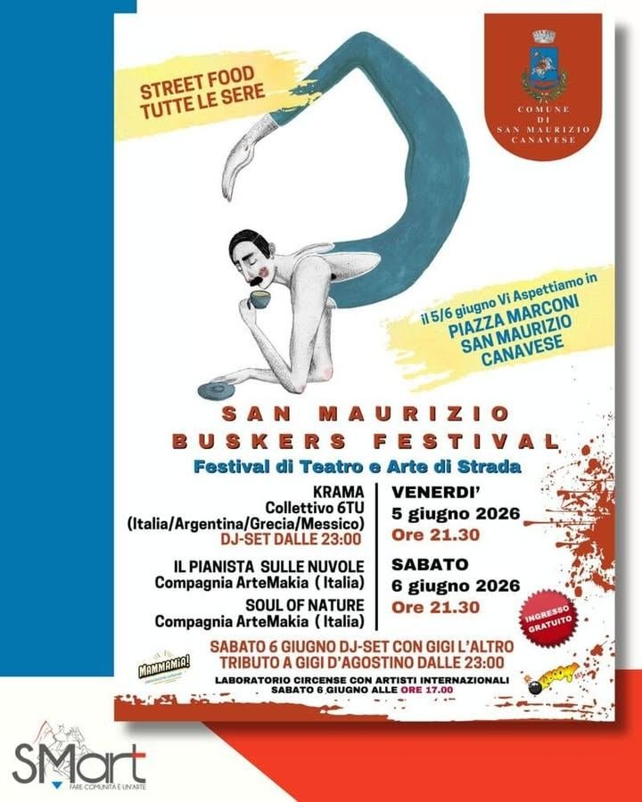 🏟️È tutto pronto per la terza edizione del Buskers Festival! Appuntamento…