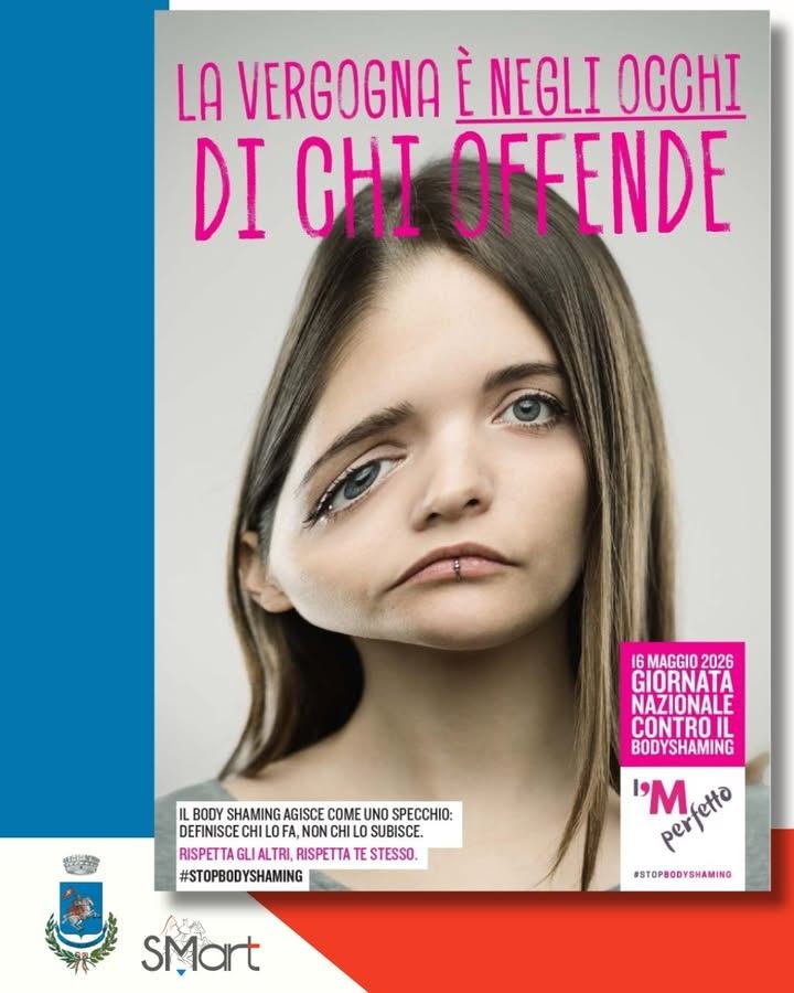 "La vergogna è negli occhi di chi offende" è lo slogan della campagna per la…