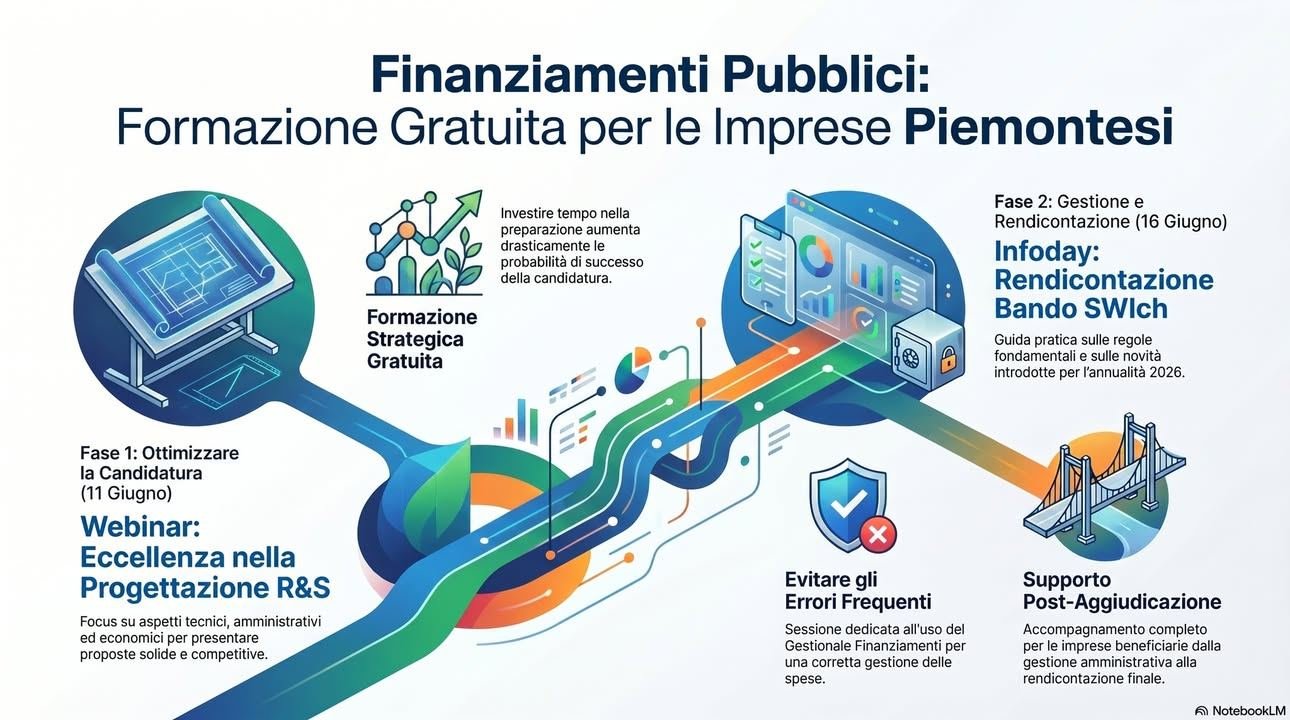 🚀 Dall'idea progettuale alla rendicontazione finale: le imprese piemontesi…