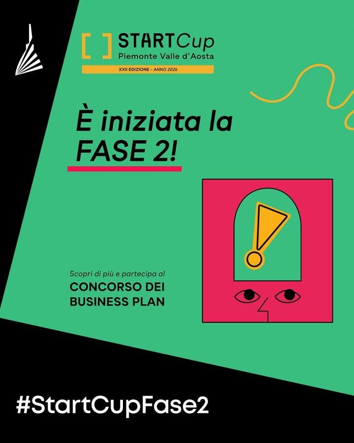 ⚡Pronti con i Business Plan? Il concorso Start Cup Piemonte e Valle d'Aosta,…