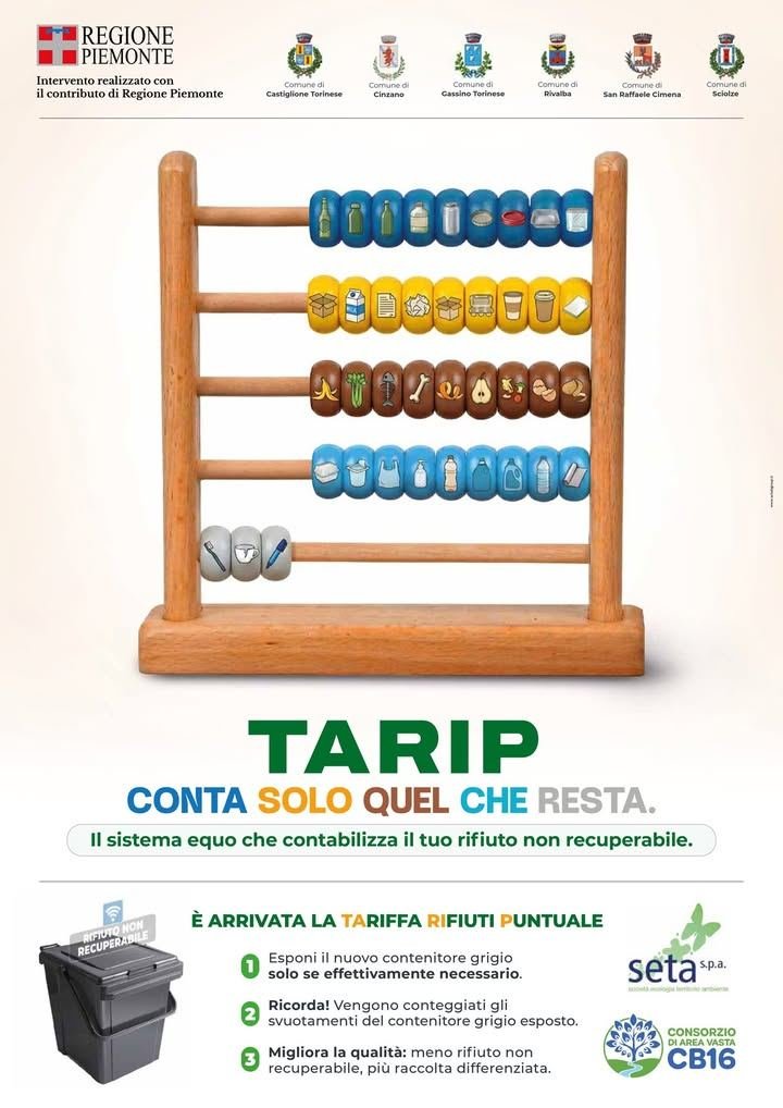♻️ TARIP – Conta solo quel che resta! È partita la consegna dei nuovi…